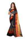 Women's Cotton Blend Saree with Blouse