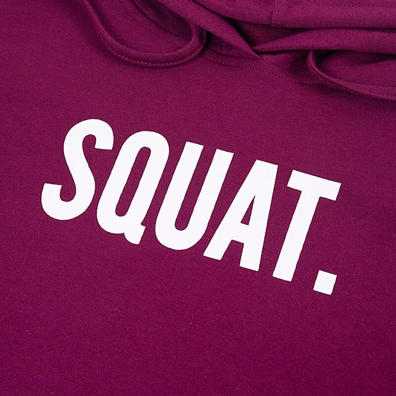 SQUAT Hoodies Women's Autumn Crop Tops